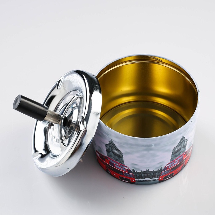 Пепельница бездымная «Мирнам», 11×12×11 см