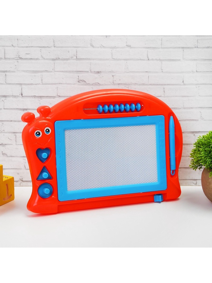 Доска магнитная «Улитка», счёты, 3 печати, МИКС