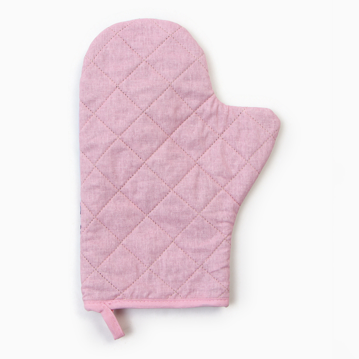 Кухонный набор «Улыбнись», варежка-прихватка 20×28 см, лопатка деревянная