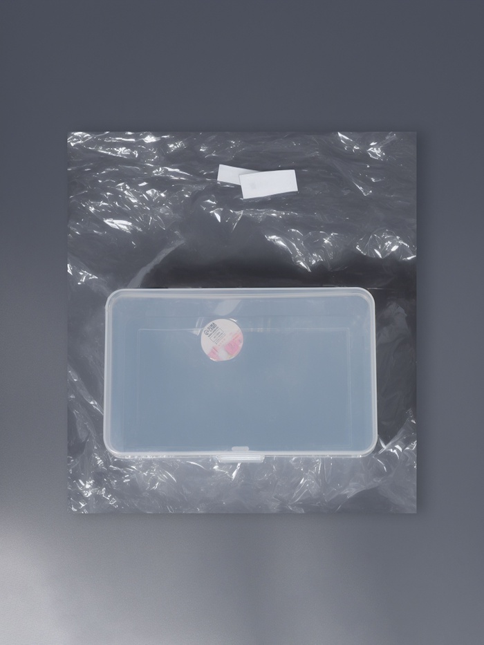 Бокс для хранения мелочей, 17.5×10.9×7.9 см, прозрачный