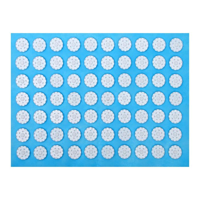 Аппликатор «Кузнецова», 70 колючек, спанбонд, 23×32 см, голубой.