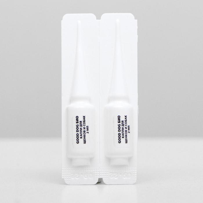 Био капли для собак от блох и клещей «ПИЖОН Premium», до 40 кг, 2×2 мл