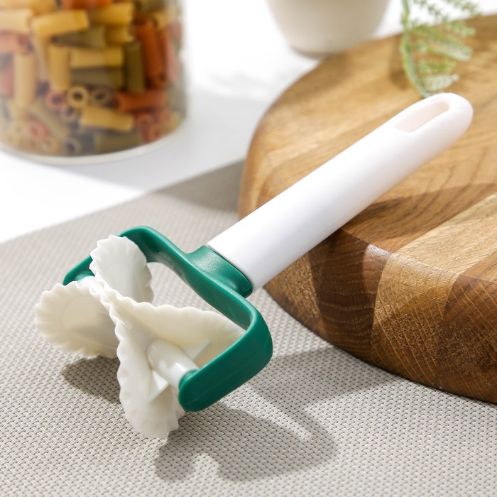 Валик для нарезки из теста KONFINETTA, 16.5×8×4 см, белый