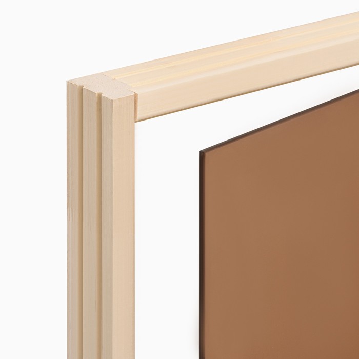 Дверь для бани и сауны «Бронза», 170×70 см по коробке, липа, матовое стекло