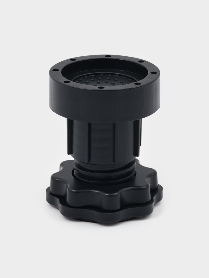 Набор подставок антивибрационных, для стиральной машины, раздвижные, 4 шт., 6.5×7-10 см, d=4.7 см