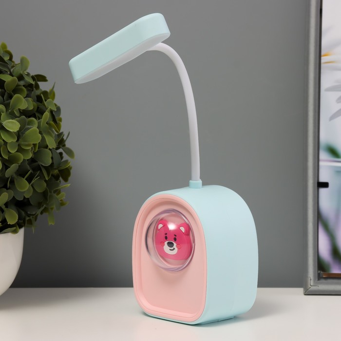 Ночник «Кидс» LED 3 Вт USB АКБ бело-голубой 7.5×5.3×20.5 см