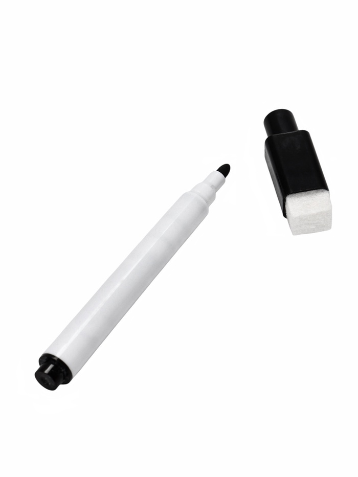 Таблички садовые, для маркировки растений, 13 см, набор 10 шт., маркер, пластик, белые, Greengo