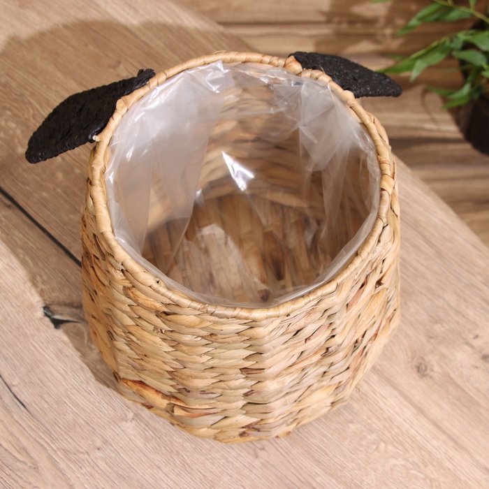 Корзина плетёная «Собачка», 29×29×24 см