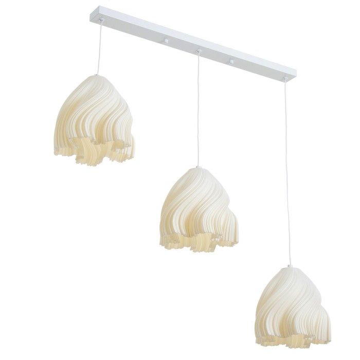 Подвес BayerLux «Годе» 3хЕ14 15 Вт белый 23×23×20-200 см