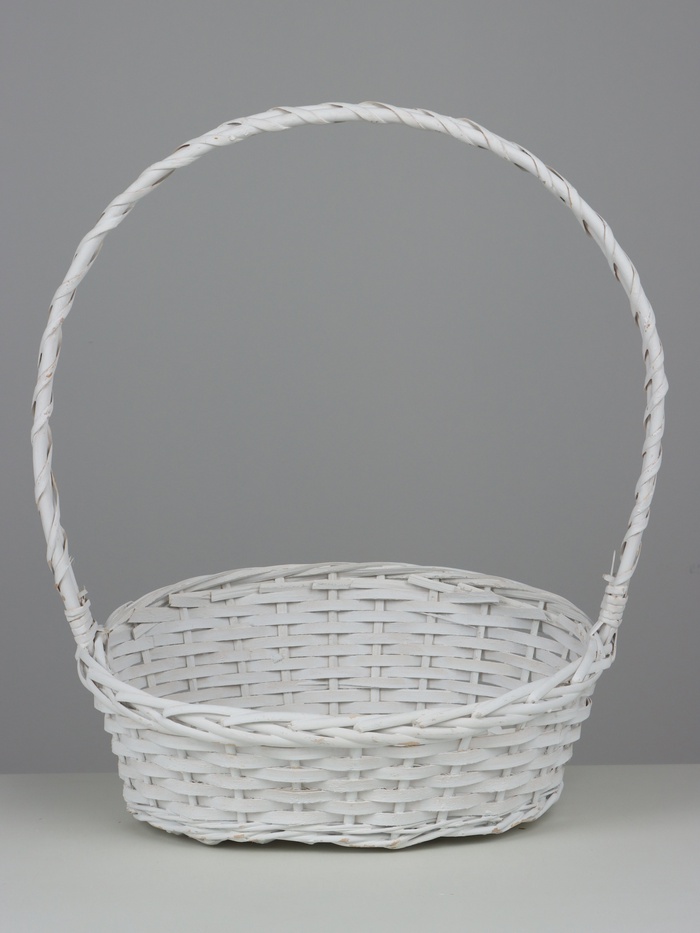 Корзина плетёная Diamond, ива, белый