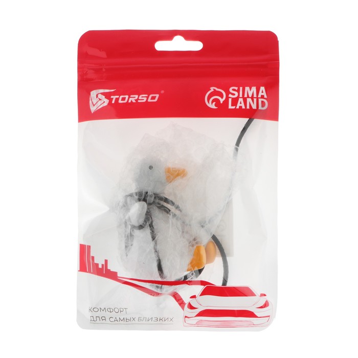 Подвес автомобильный, на зеркало «Утка» высота 6 см, шнурок 50 см