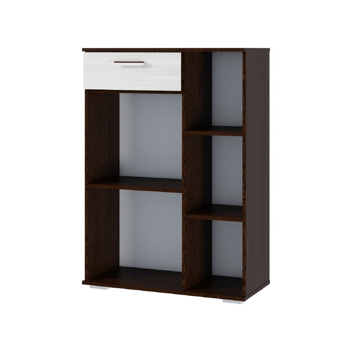 Тумба высокая «Ника», 800×354×1115 мм, цвет венге/лоредо