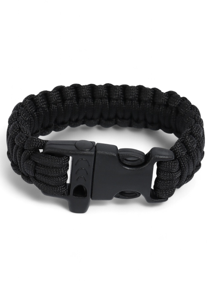 Браслет из паракорда, со свистком, цвет МИКС