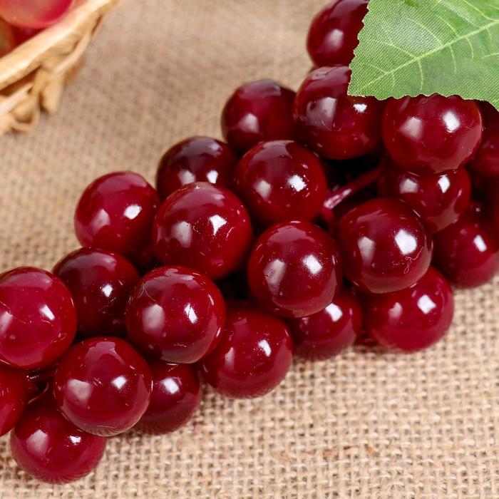 Муляж «Виноград глянец», h=18 см, 45 ягод, МИКС