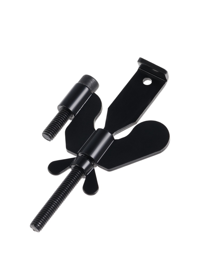 Блокиратор дверной LOCKLAND Bd=002, переносной, черный, 1 шт.