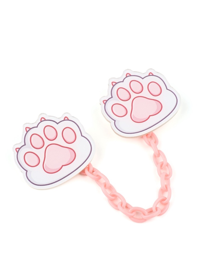 Значки на цепочке «Лапки», 13×10 см, набор 2 шт.