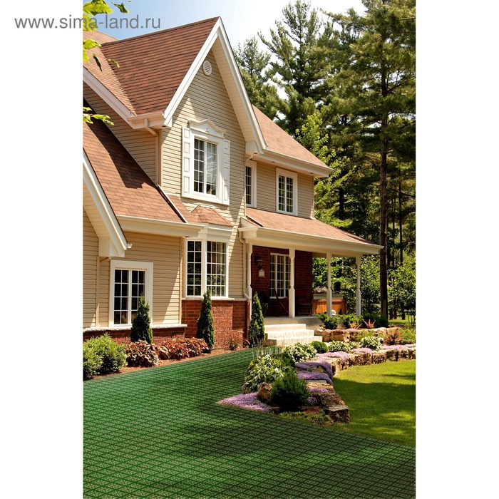 Универсальное покрытие для садовых дорожек ERFOLG H&G, 33×33 см, набор, 9 шт., зелёное