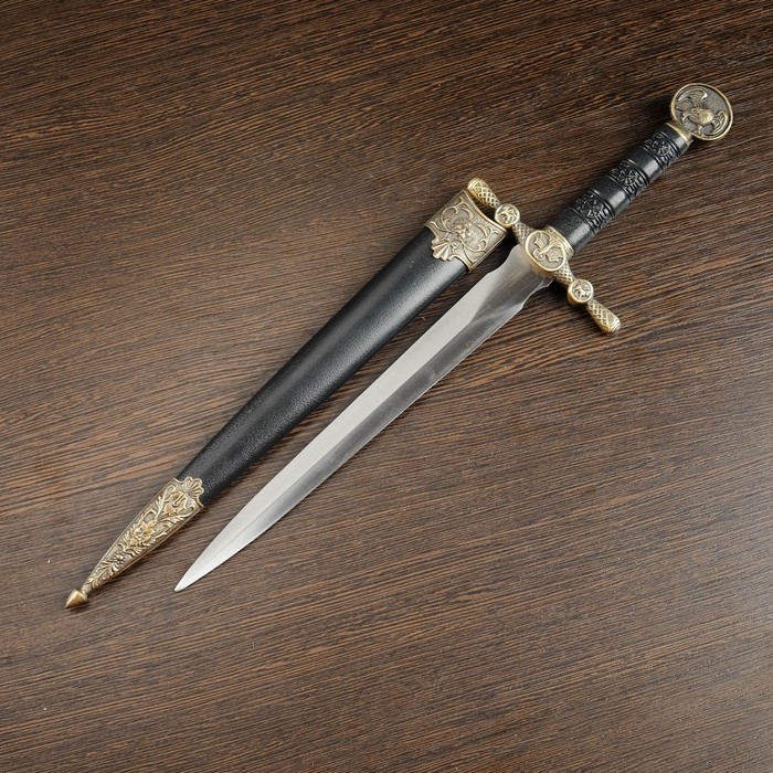 Макет оружия «Сувенирный кортик на ножнах. Голова льва», 35 см