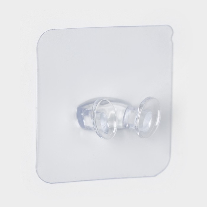 Крючки двойные самоклеящиеся, 10 шт., для бритвы, вилки, полотенец, 5.6×5.6 см