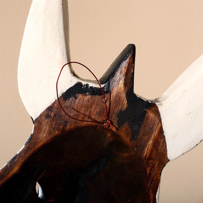 Маска «Зебра», 50 см, дерево албезия