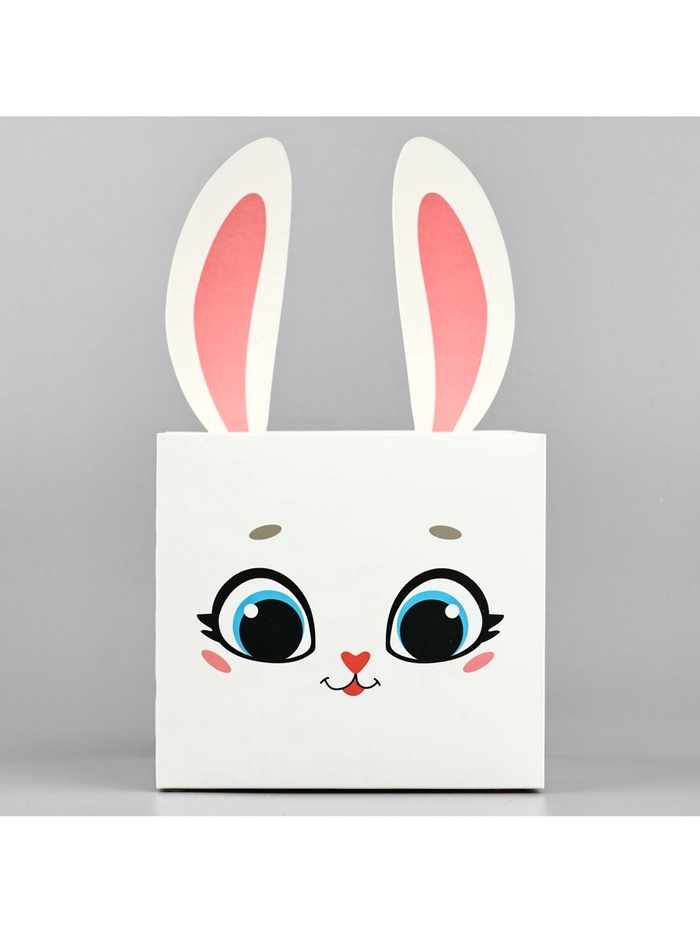 Коробки для мини букетов «Зайка», 12×20×10 см