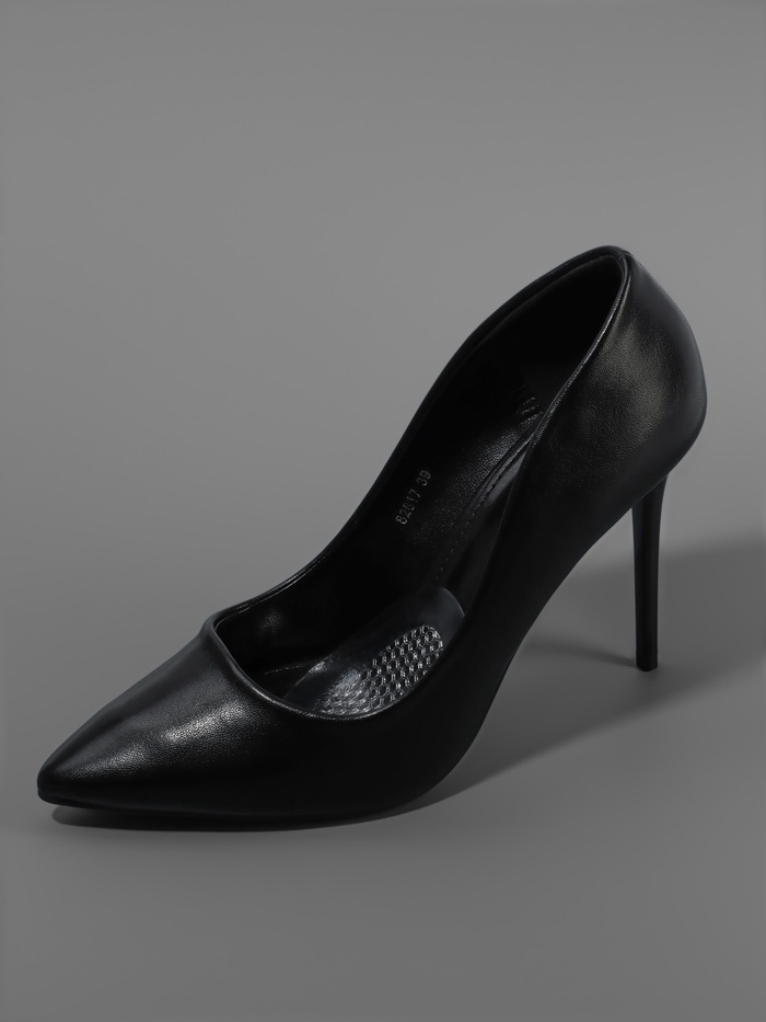 Полустельки для обуви, с протектором, силиконовые, 8.5×6.7 см, пара, прозрачные