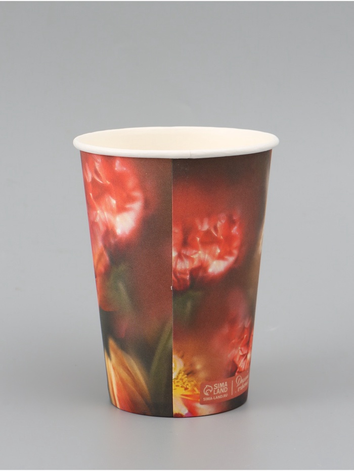 Стакан для цветов «Самой прекрасной», цветы, 350 мл