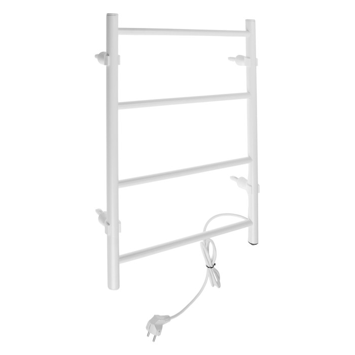 Полотенцесушитель электрический ZEIN PE-04, «Классика», 400×600 мм, 4 перекладины, белый