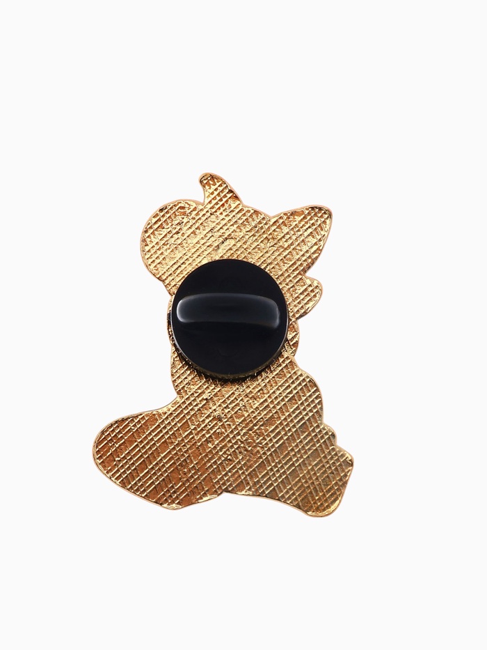 Значок «Кот» гриффиндорец, цветной в золоте