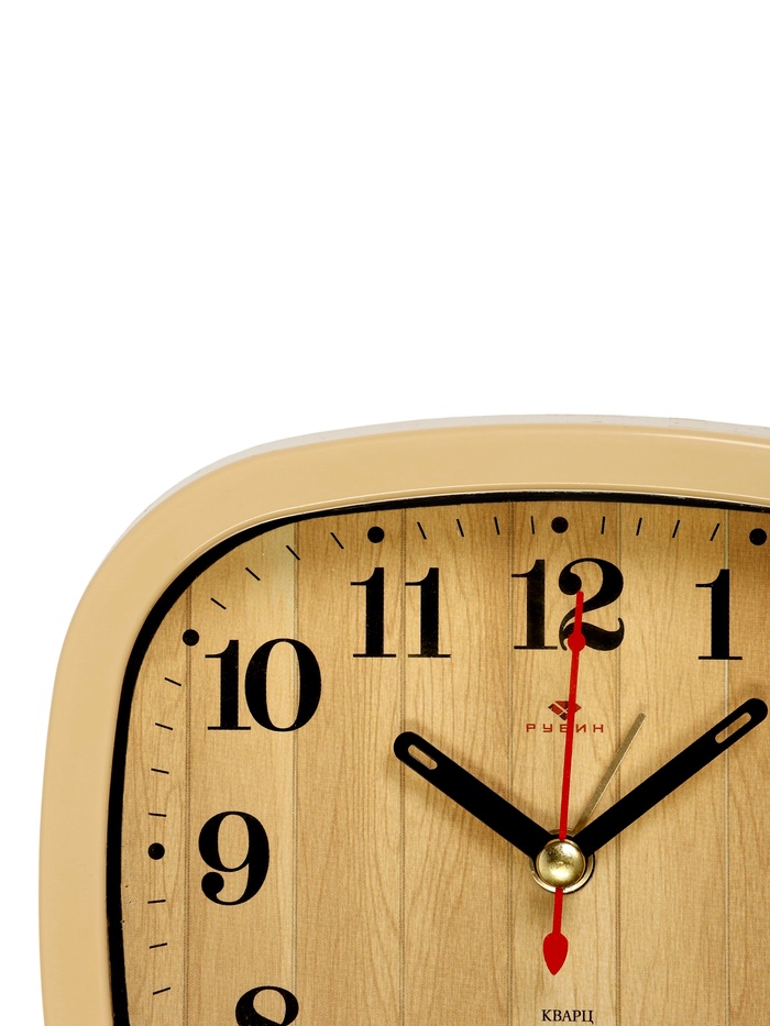 Будильник-часы настольные «Дерево», 12.5×10.5 см, от батарейки АА