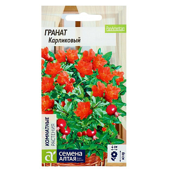 Семена комнатных цветов Гранат «Карликовый», 5 шт., «Семена Алтая»