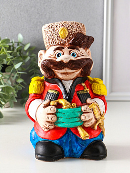 Копилка для денег «Генерал», гипс, 24×14.5×14.5 см