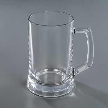 Пивная кружка Paşabahçe Pub, 660 мл, стекло, прозрачная