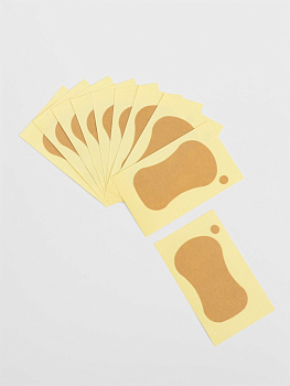 Пластырь для ног, на клеевой основе, пара, бежевый