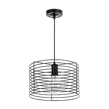 Люстра Сатурн Подвес BayerLux магическая, чёрная, 1×40 Вт цоколь E27
