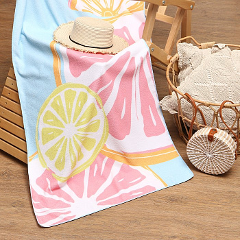 Полотенце пляжное «Этель. Цитрусы», 70×140 см