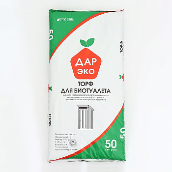 Торф для Биотуалетов «ДАР ЭКО», 50 л