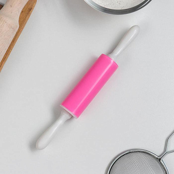 Скалка, 21 см, рабочая часть 9 см, МИКС