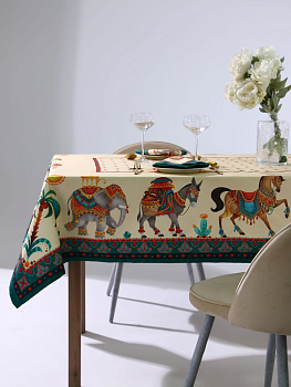 Кухонный набор «Этель. Нью-Дели»: скатерть 110×145±3 см, салф. 40×40 см-4 шт., 100% хлопок