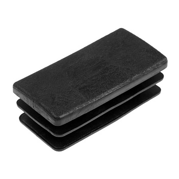 Заглушка ТУНДРА внутренняя 60×30 универсальная, черная