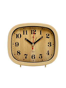 Будильник-часы настольные «Дерево», 12.5×10.5 см, от батарейки АА