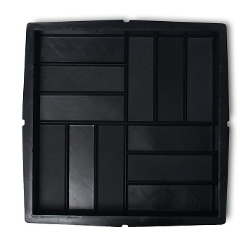 Форма для тротуарной плитки, 50×50×5.6 см, Ф3008-М, «Плита. 12 камней», 1 шт.