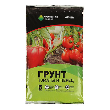 Грунт «Торфяная поляна» для Томатов и перцев, 5 л