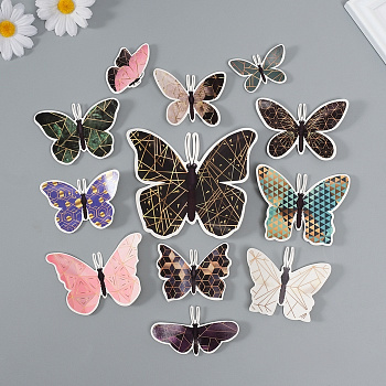 Набор магнитов на холодильник «Геометрия с золотом», 12 шт., картон, h=4-10 см