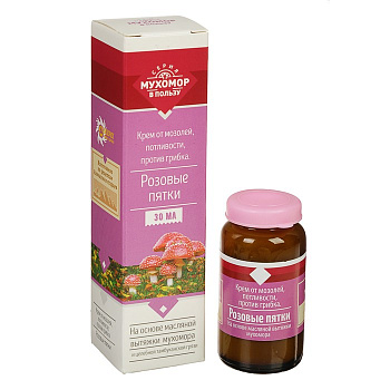 Крем «Мухомор» от мозолей, потливости, против грибка, 30 мл