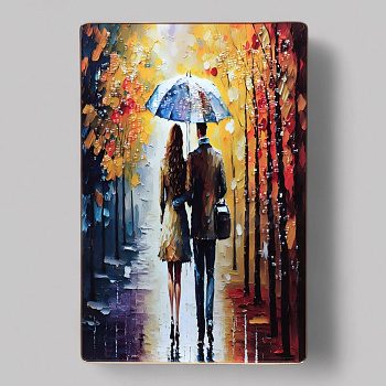 Картина акрил «Вечернее свидание», 60×39.5 см