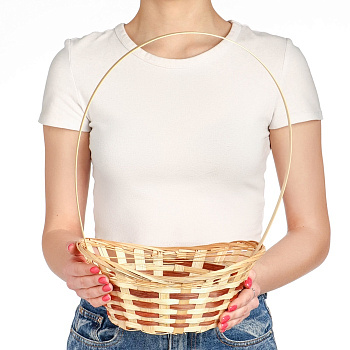 Корзина плетёная для хранения «Ладья», 24×17×8 см, бамбук