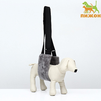 Ремень вспомогательный для задних лап, размер L, ОГ 40-45, вес 9-12 кг, серый