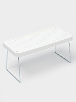 Складной столик - поднос «Макард», 29×14×2 см, белый, серый