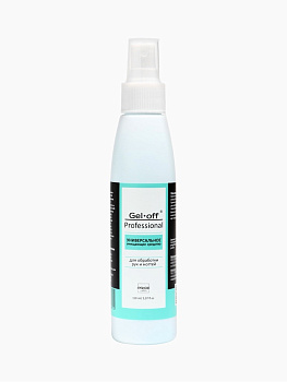 Очищающее средство для рук и ногтей Gel*off Sanitizer с антибактериальным эффектом, 150 мл